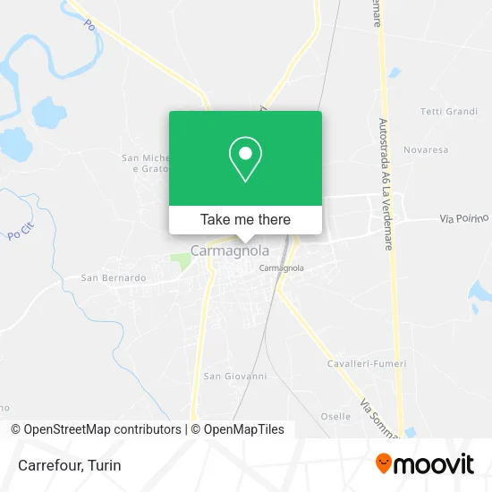 Carrefour map