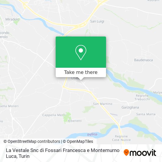 La Vestale Snc di Fossari Francesca e Montemurno Luca map