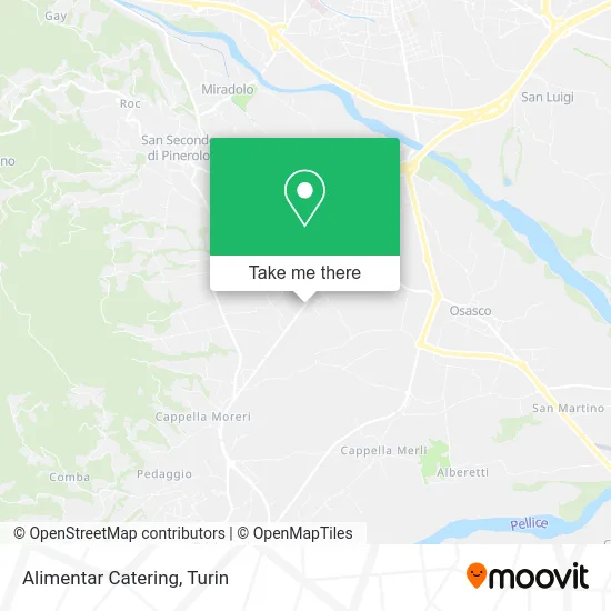 Alimentar Catering map