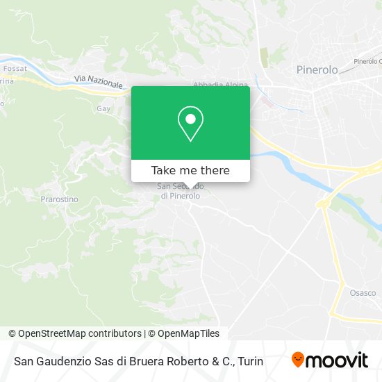 San Gaudenzio Sas di Bruera Roberto & C. map