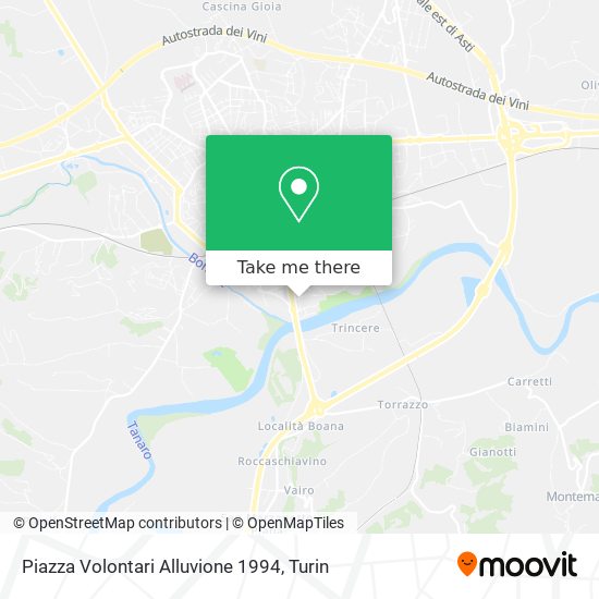 Piazza Volontari Alluvione 1994 map