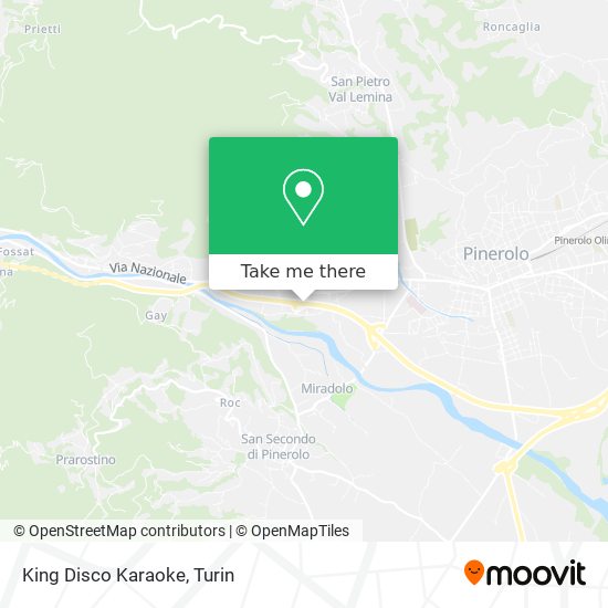 King Disco Karaoke map