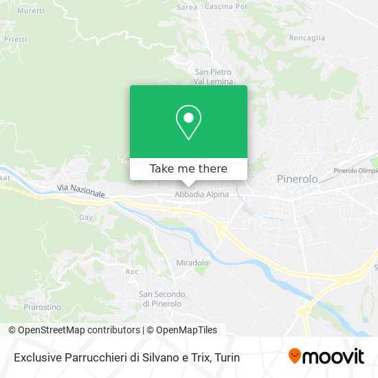 Exclusive Parrucchieri di Silvano e Trix map