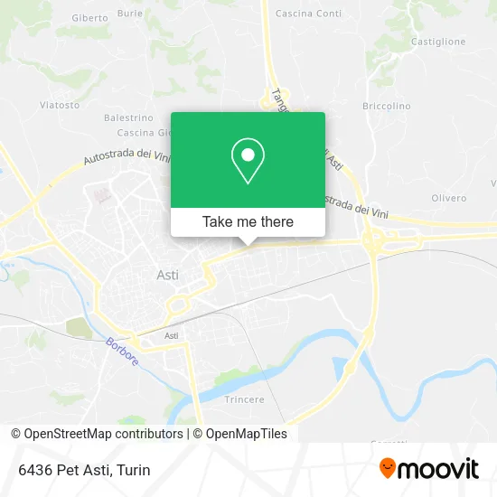 6436 Pet Asti map