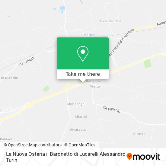 La Nuova Osteria il Baronetto di Lucarelli Alessandro map