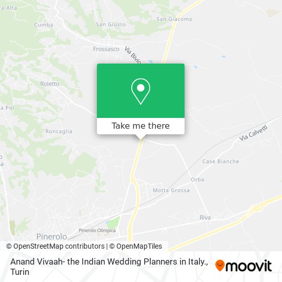 Anand Vivaah- the Indian Wedding Planners in Italy. map