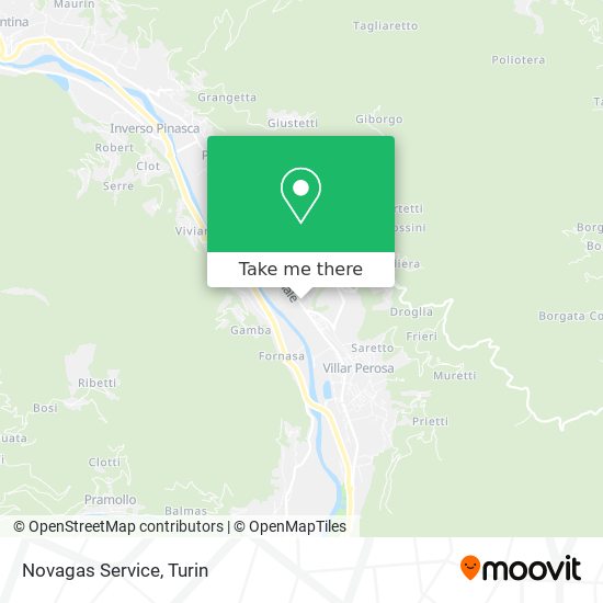 Novagas Service map