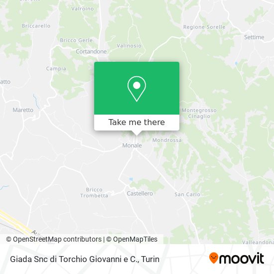 Giada Snc di Torchio Giovanni e C. map