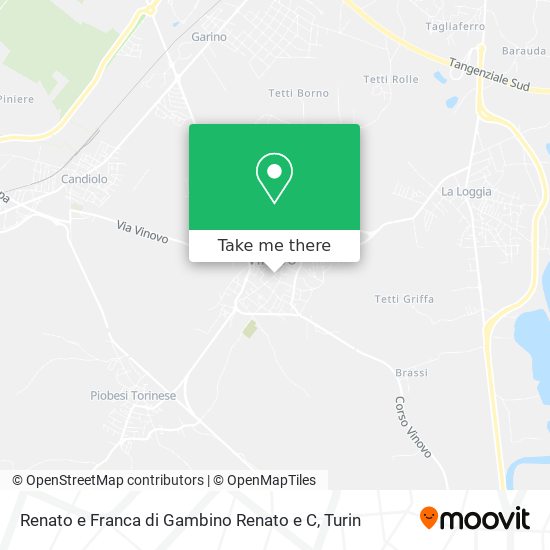 Renato e Franca di Gambino Renato e C map