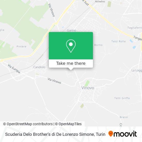 Scuderia Delo Brother's di De Lorenzo Simone map