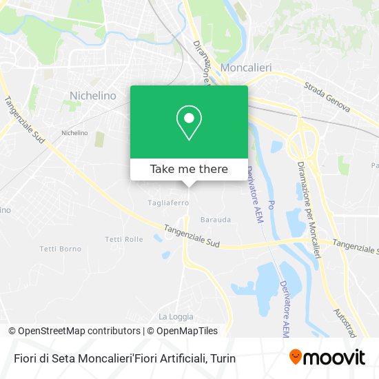 Fiori di Seta Moncalieri'Fiori Artificiali map