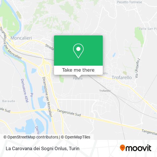 La Carovana dei Sogni Onlus map