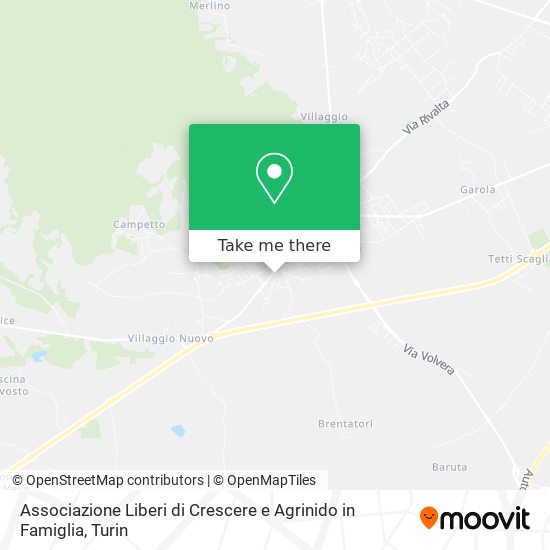 Associazione Liberi di Crescere e Agrinido in Famiglia map