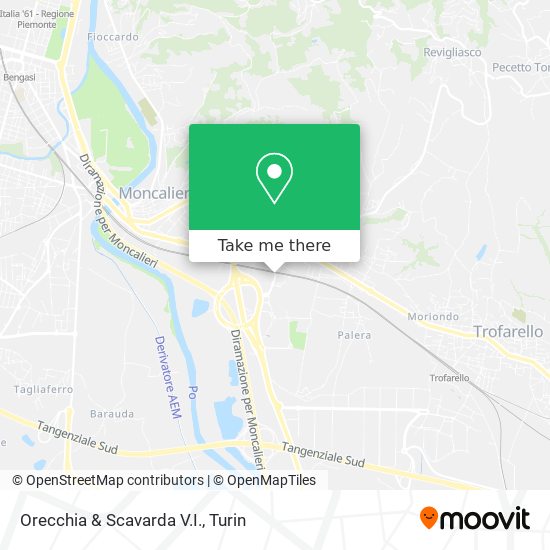 Orecchia & Scavarda V.I. map