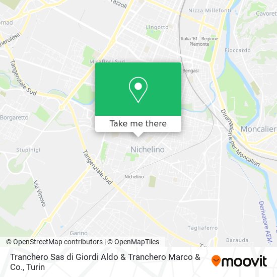Tranchero Sas di Giordi Aldo & Tranchero Marco & Co. map