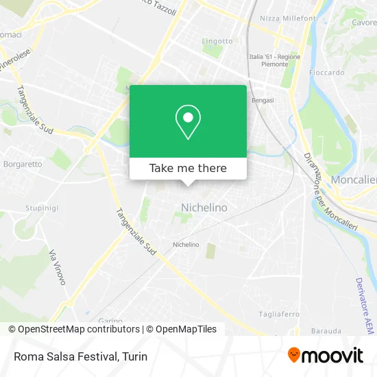 Rome Salsa Festival map