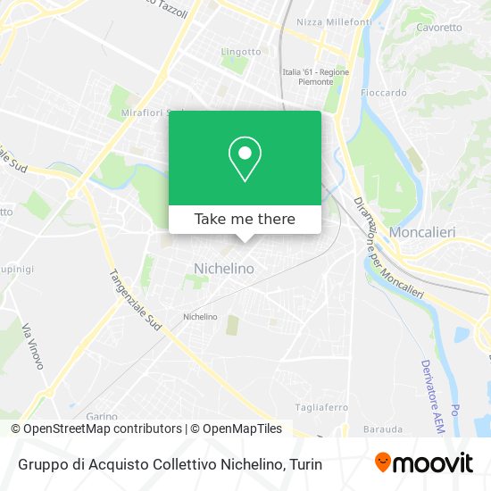 Gruppo di Acquisto Collettivo Nichelino map