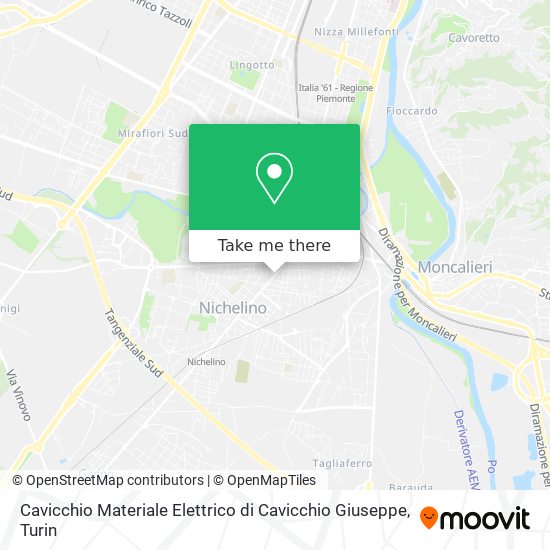 Cavicchio Materiale Elettrico di Cavicchio Giuseppe map
