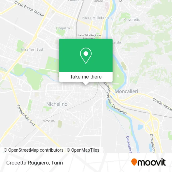 Crocetta Ruggiero map