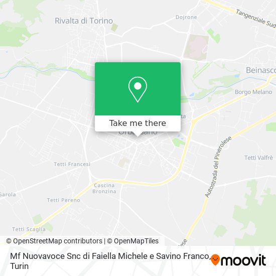 Mf Nuovavoce Snc di Faiella Michele e Savino Franco map
