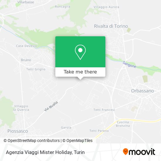 Agenzia Viaggi Mister Holiday map