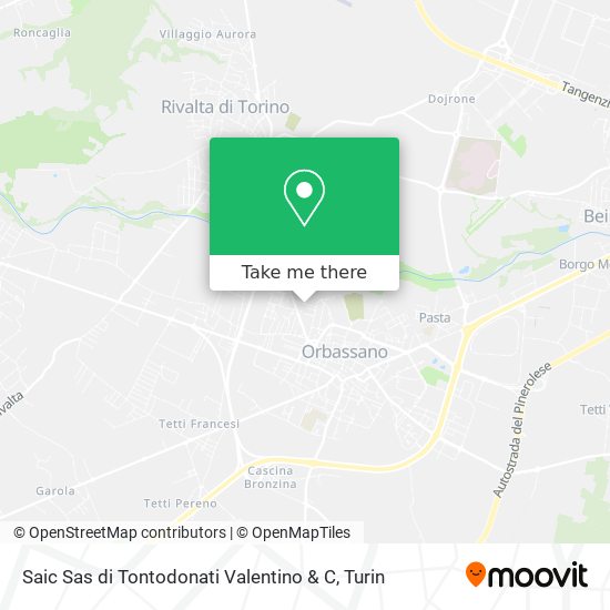 Saic Sas di Tontodonati Valentino & C map