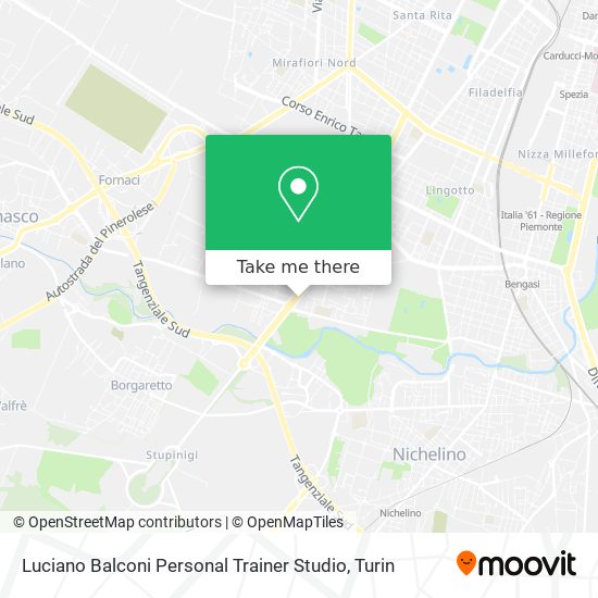 Luciano Balconi Personal Trainer Studio map