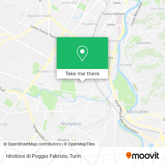 Idrobios di Poggio Fabrizio map