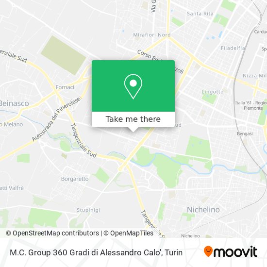 M.C. Group 360 Gradi di Alessandro Calo' map