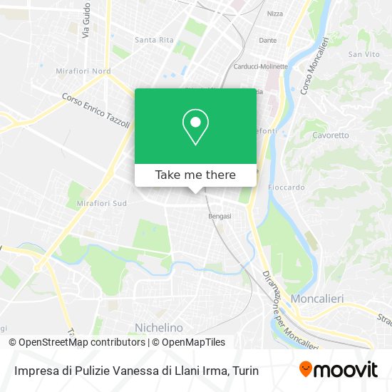Impresa di Pulizie Vanessa di Llani Irma map