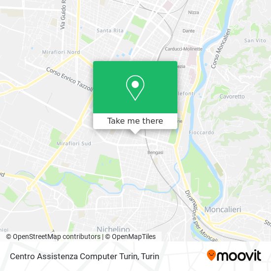 Centro Assistenza Computer Turin map