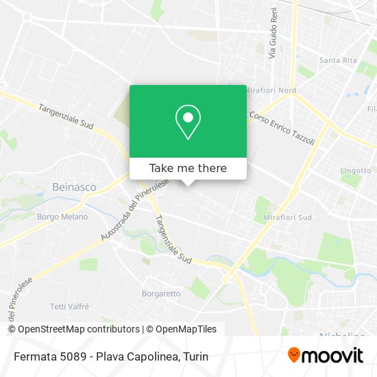 Fermata 5089 - Plava Capolinea map