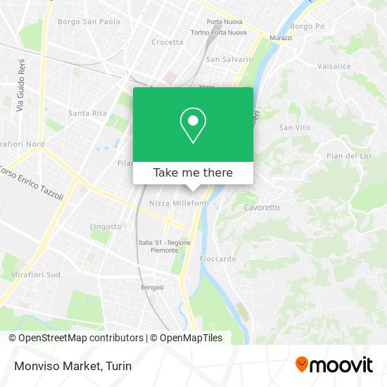 Monviso Market map