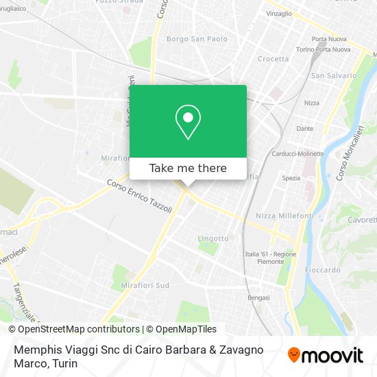Memphis Viaggi Snc di Cairo Barbara & Zavagno Marco map