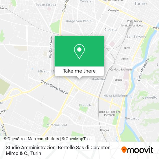 Studio Amministrazioni Bertello Sas di Carantoni Mirco & C. map