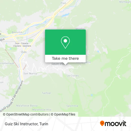 Guiz Ski Instructor map