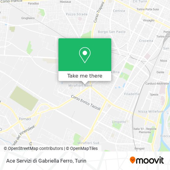 Ace Servizi di Gabriella Ferro map