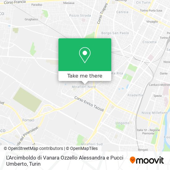 L'Arcimboldo di Vanara Ozzello Alessandra e Pucci Umberto map