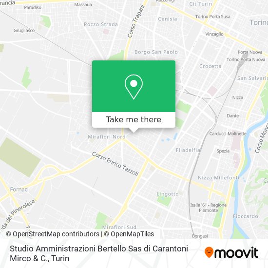 Studio Amministrazioni Bertello Sas di Carantoni Mirco & C. map