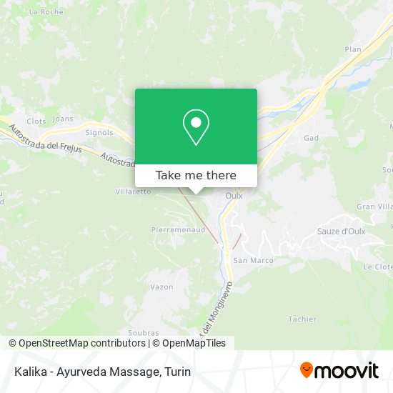 Kalika - Ayurveda Massage map