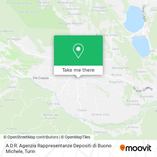 A.D.R. Agenzia Rappresentanze Depositi di Buono Michele map