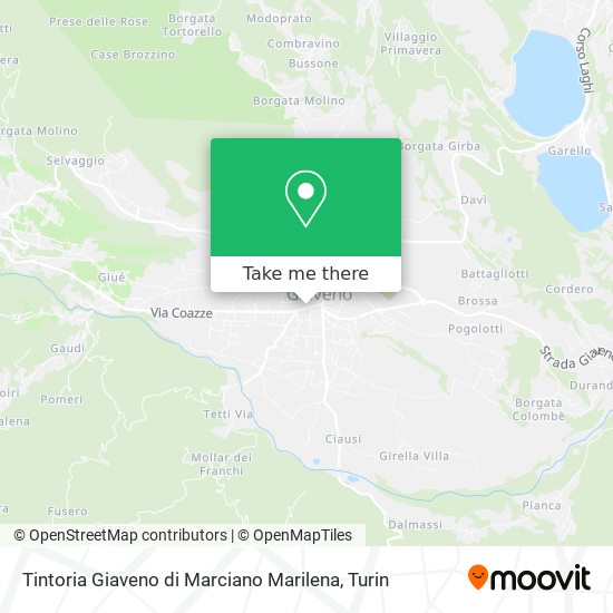 Tintoria Giaveno di Marciano Marilena map