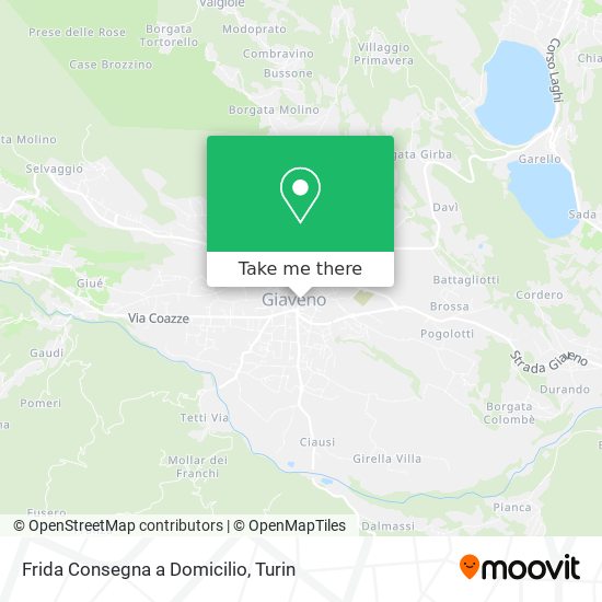 Frida Consegna a Domicilio map