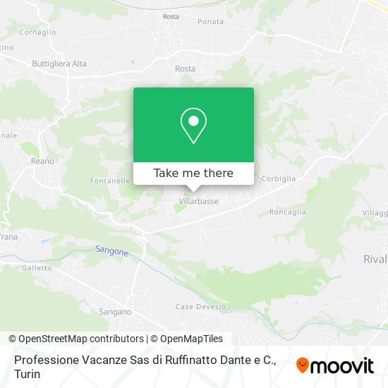 Professione Vacanze Sas di Ruffinatto Dante e C. map