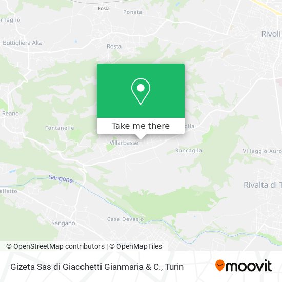 Gizeta Sas di Giacchetti Gianmaria & C. map