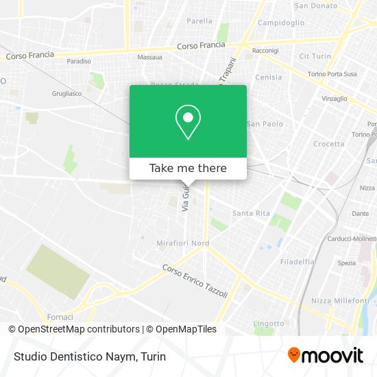 Studio Dentistico Naym map