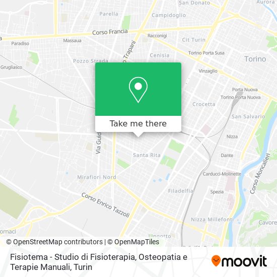 Fisiotema - Studio di Fisioterapia, Osteopatia e Terapie Manuali map