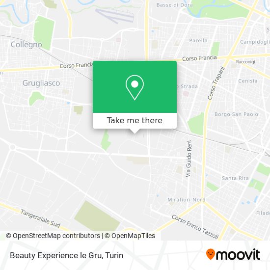 Beauty Experience le Gru map