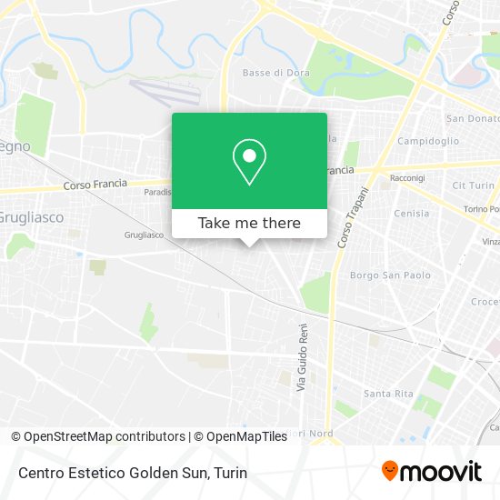 Centro Estetico Golden Sun map