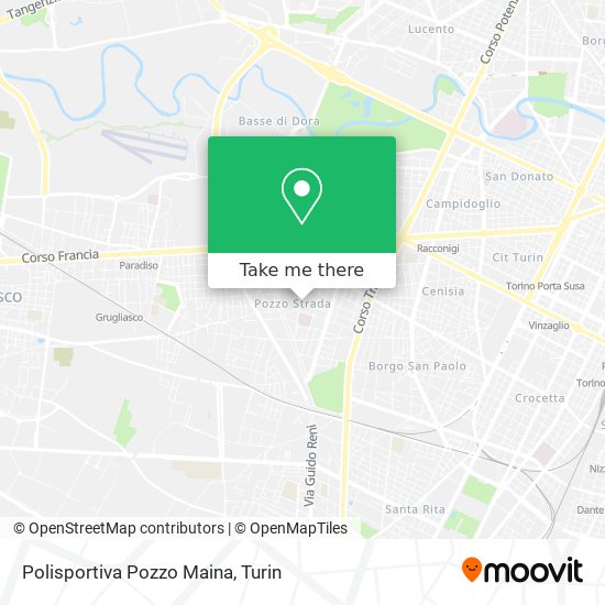 Polisportiva Pozzo Maina map